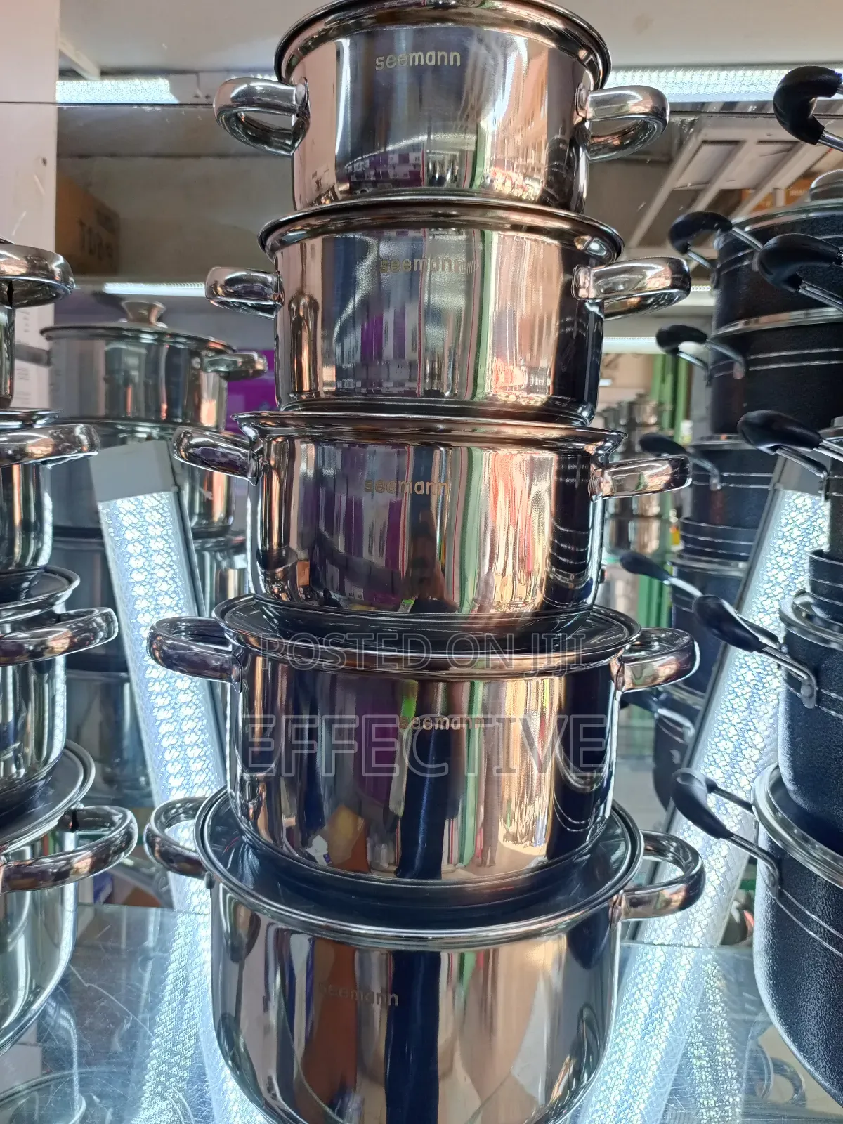 Seemann Stainless Steel Cookware Set.