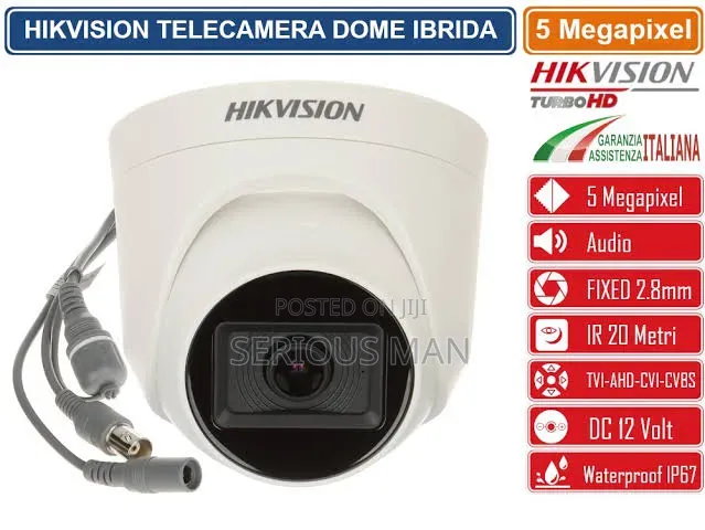 Hikvision Fixed Turret Security Camera,