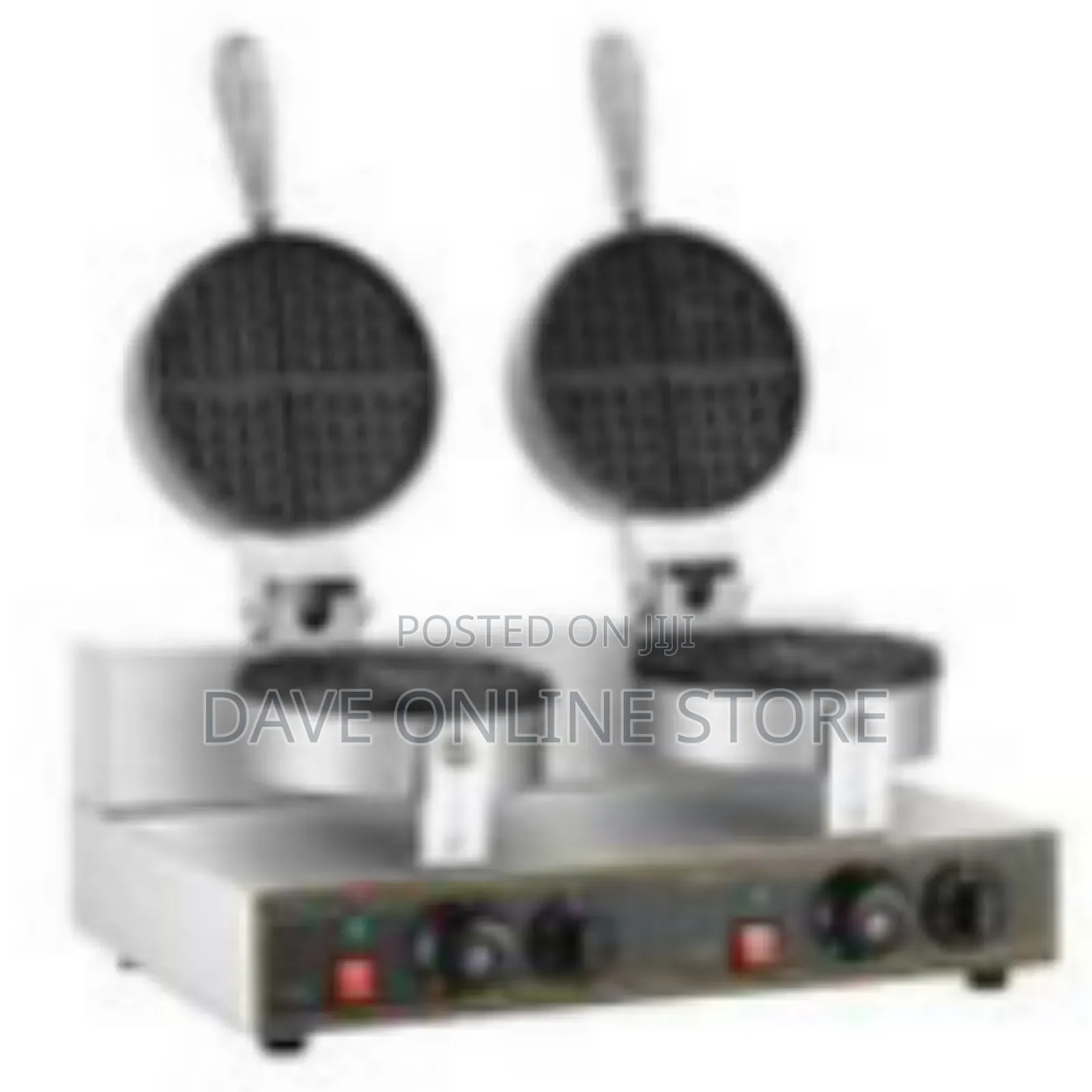Commercial Double Round Waffle Maker