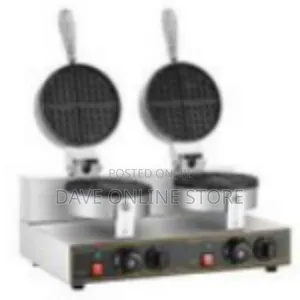Commercial Double Round Waffle Maker