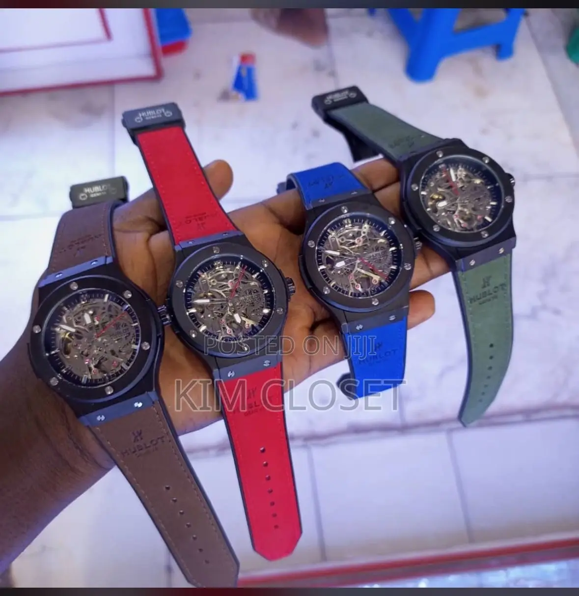 Green Blue Black Red