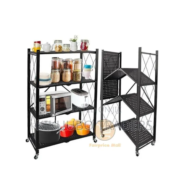 4 Tier Foldable Kitchen Rack