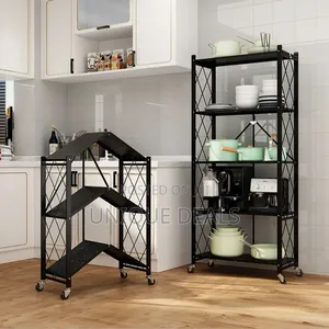 3 Tier Folding Storage Organizer Rack