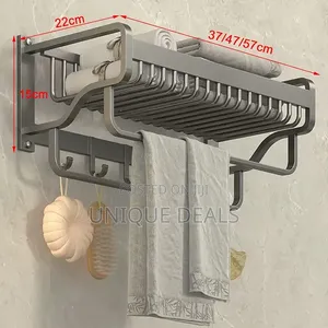 Floating Shelves Bathroom Wall Shelf Towel Rack