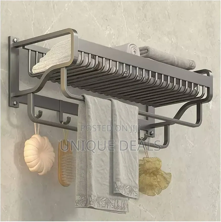 Floating Shelves Bathroom Wall Shelf Towel Rack