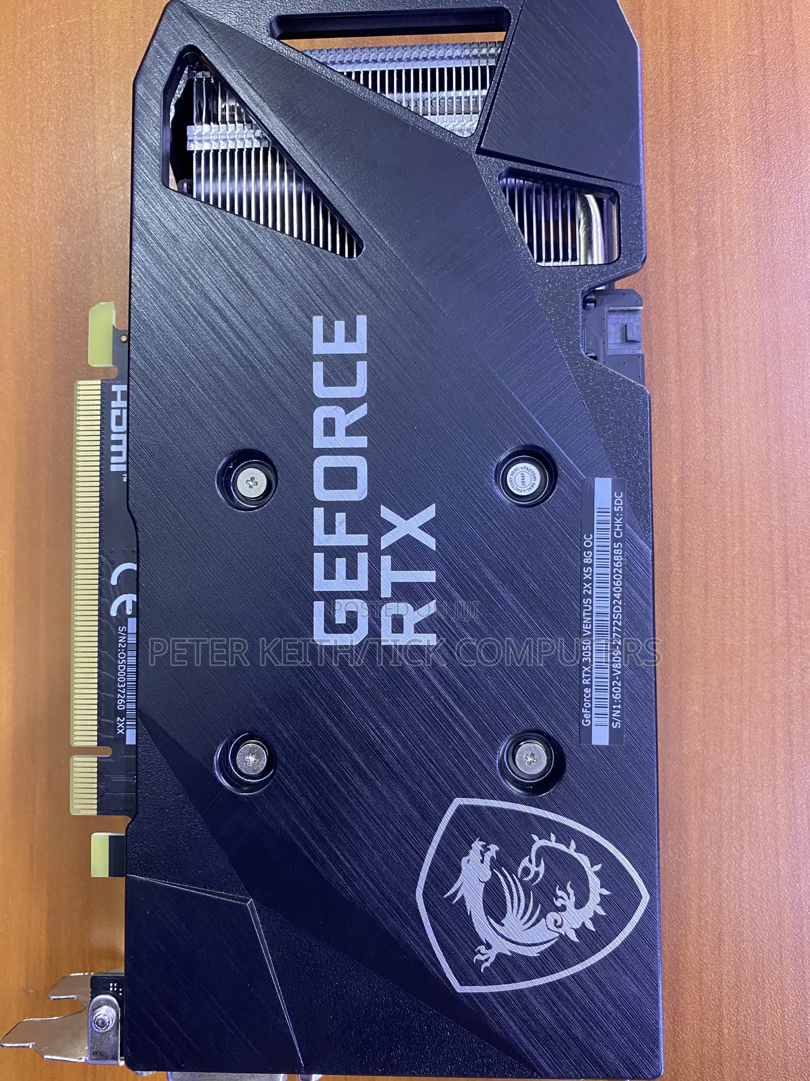 Nvidia Msi 8gb Geforce RTX 3050 Ddr6 Ventus 2x High Performance Gpu