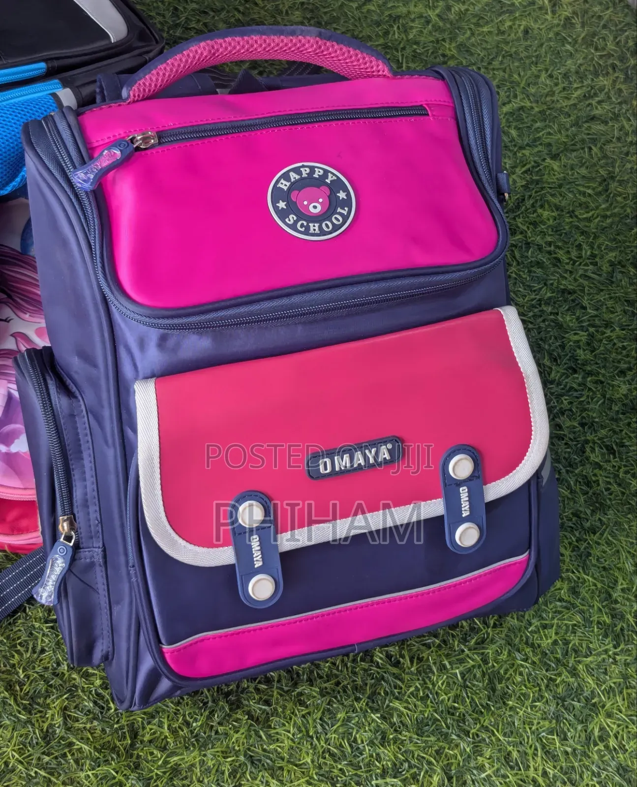 Pink Omaya School Bag
