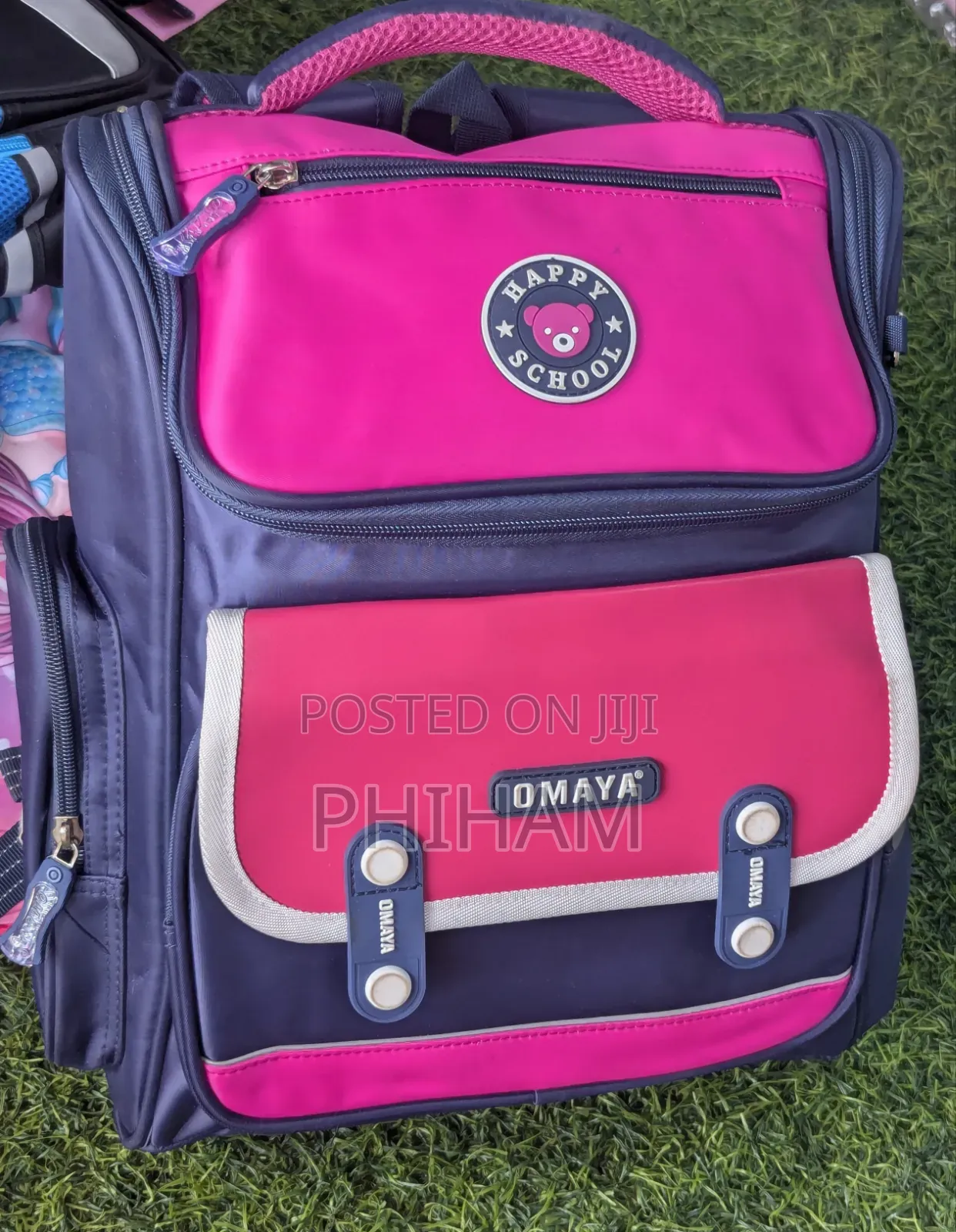 Pink Omaya School Bag