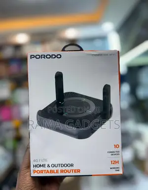 Porodo 4g/Lte Home Outdoor Portable Router.