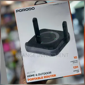 Porodo 4g/Lte Home Outdoor Portable Router. Portable Router