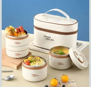 Portable Insulated Lunch Container Set