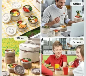 Portable Insulated Lunch Container Set
