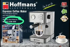 Hoffmans Hm-686 Stainless Steel Espresso Coffee Maker