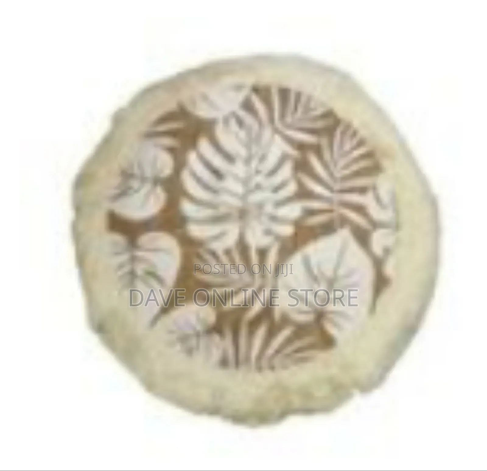 Set of 4 Boho-Chic Fringed Round Placemats