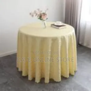 Elegant 3-Metre Round Tablecloth