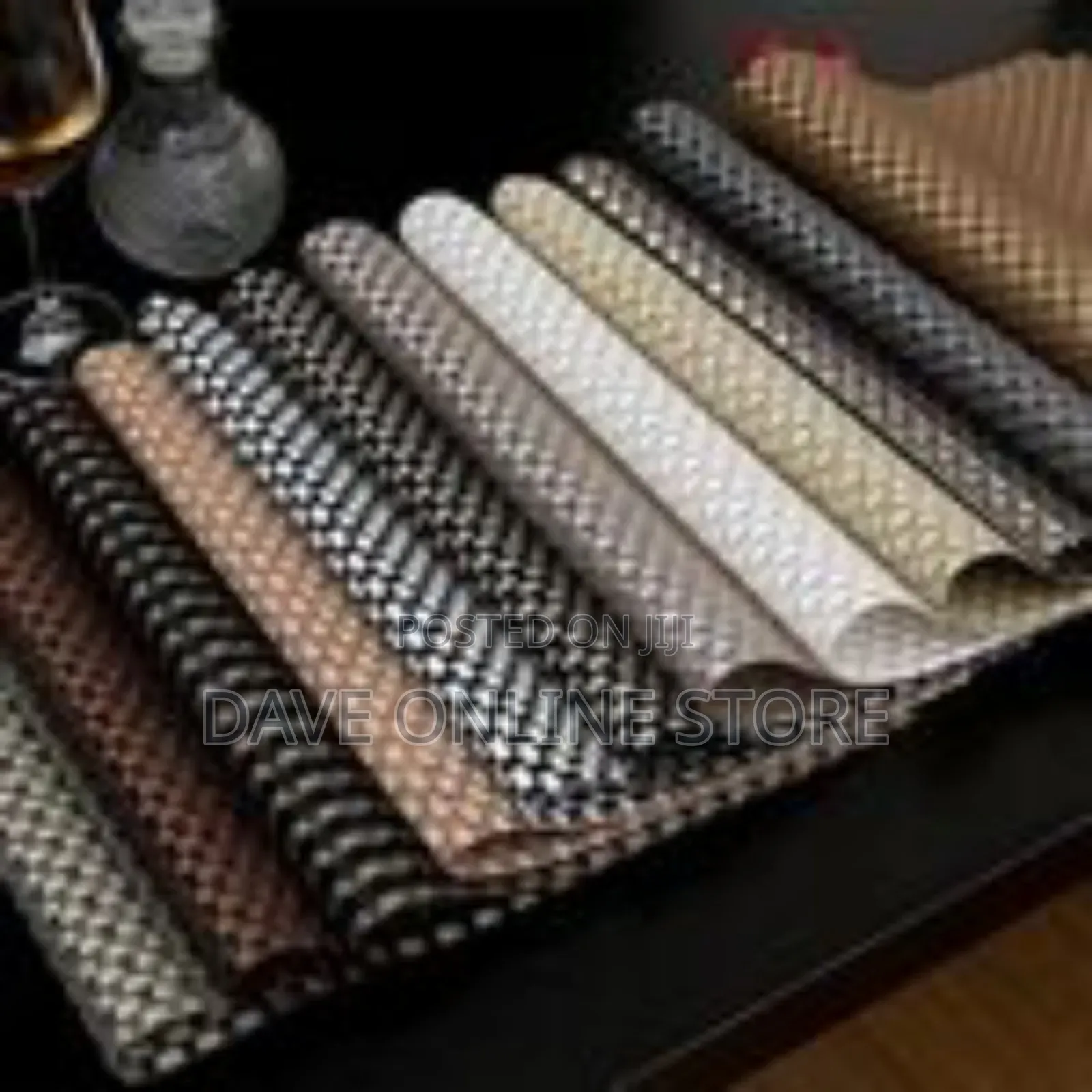 Elegant Woven Dining Placemats Set