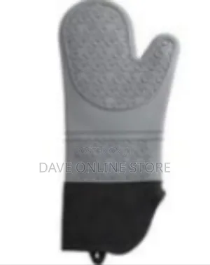 Insulated Silicone and Fabric Oven Mitt