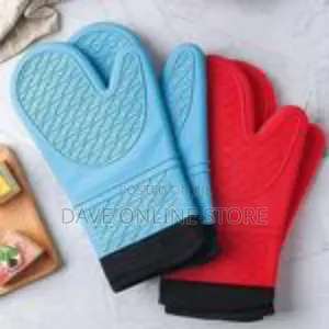 Insulated Silicone and Fabric Oven Mitt
