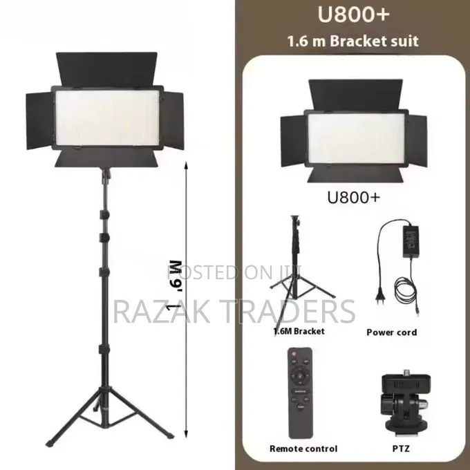 Pro Led 800 *Rgb* Led Video Light Panel for Professional Photography
