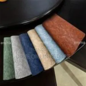 Elegant Floral Embossed Table Placemats (Set 0f 6)