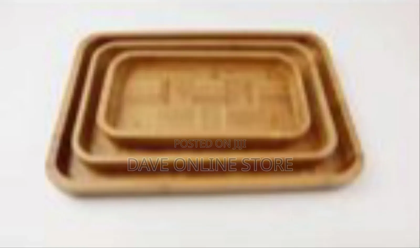 Minimalist Wooden Nesting Serving Tray