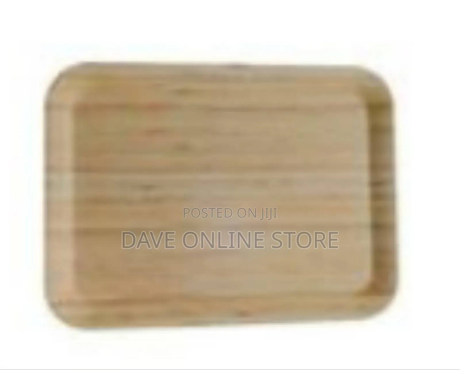 Durable Faux Wood Grain Rectangular Serving Tray