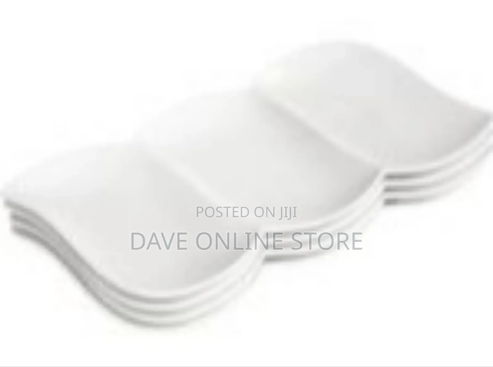 Sophisticated Three-Compartment Ceramic Serving Platter