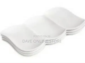 Sophisticated Three-Compartment Ceramic Serving Platter