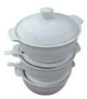 3 Piece Set of Ceramic Serving Dishes