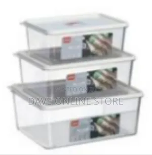 3 Pieces Acrylic Serving Containers