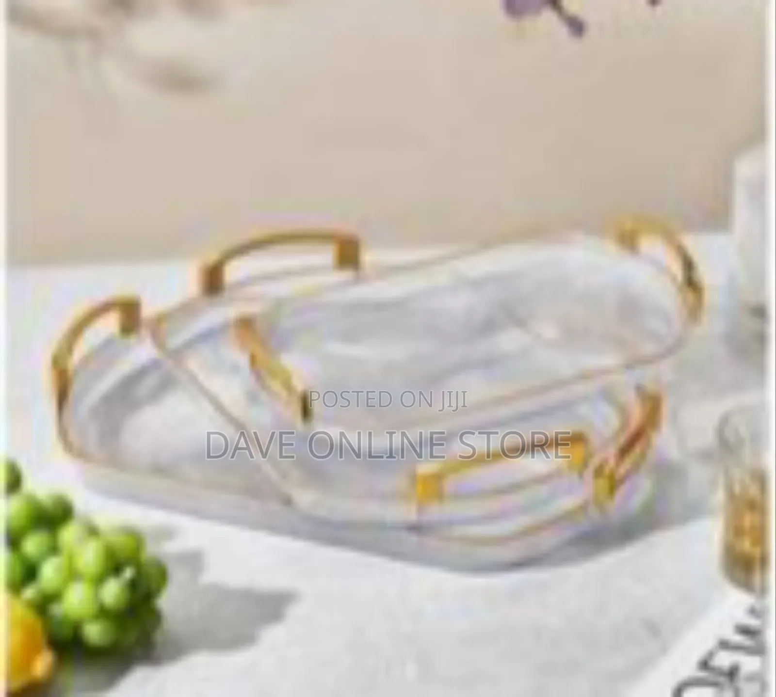 3 Piece Set of Acrylic Serving Trays