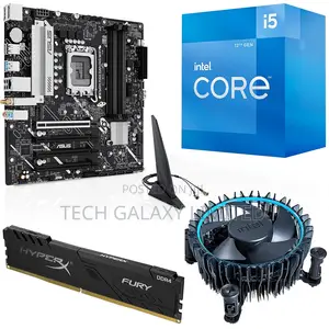 Asus B760m Motherboard + Core I5 12400 12th Gen + 16gb Ddr4 Ram Combo
