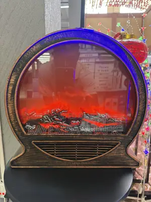 Vintage Simulated Led Fireplace Lantern / Atmosphere Lamp