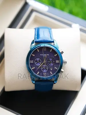 Dark Blue Dial Patek Philippe Geneva Chronograph Watch