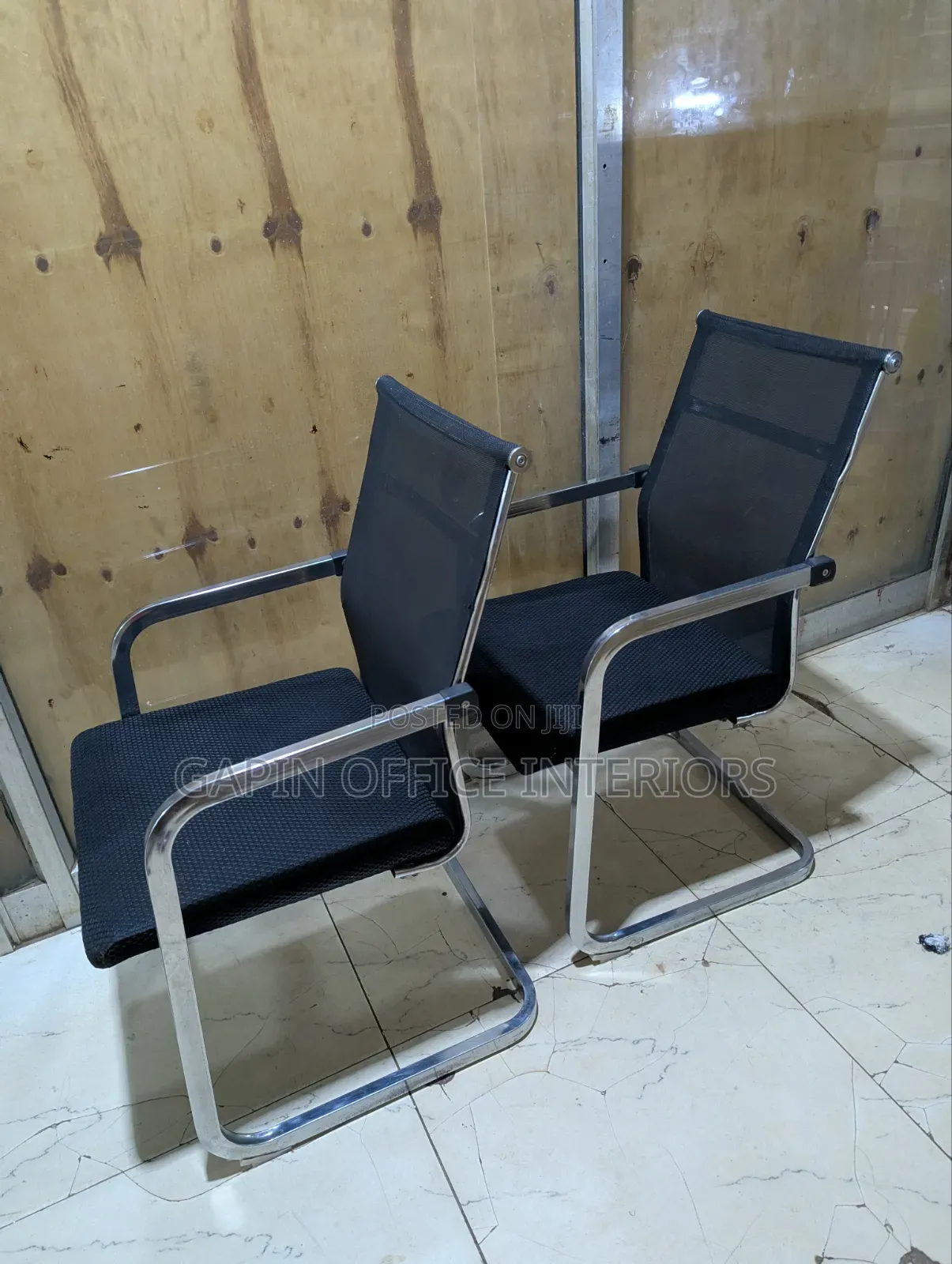 Non Movable Mesh Back Office // Visitors Chairs, Price for Each Piece