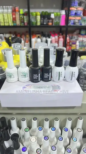 Navy Gel and Top Coat