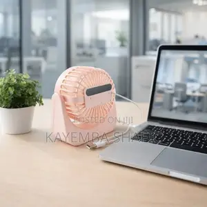 Longda Mini Desk Fan (Model Ld8337) - Pastel Gradient