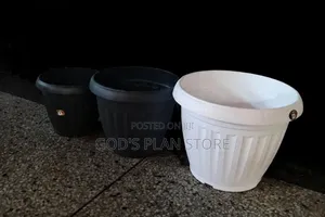 Cafeteria Plastic Flower Pots Plastic Flower Pots
