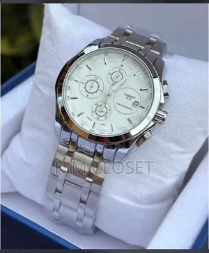 Gray Silver Watch