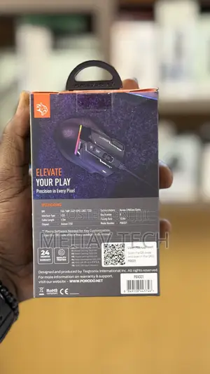 Porodo Gaming Mouse 8d RGB Wired
