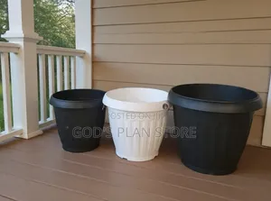 Moderate Plastic Flower Pots Plastic Flower Pots