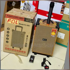 FQL Model Fl1801 Professional Battery Speaker System .