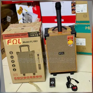 FQL Model Fl1801 Professional Battery Speaker System .