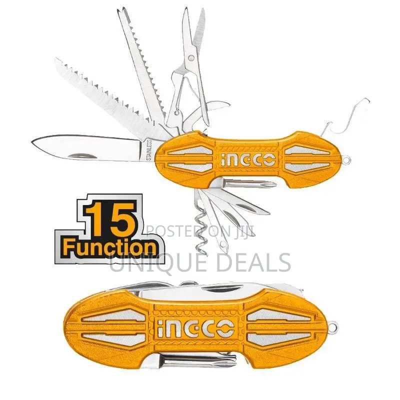 Ingco Hmfk8158 Multi-Function Pocket Folding Knife