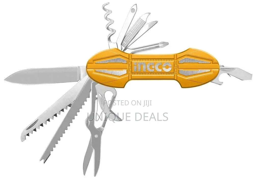 Ingco Hmfk8158 Multi-Function Pocket Folding Knife
