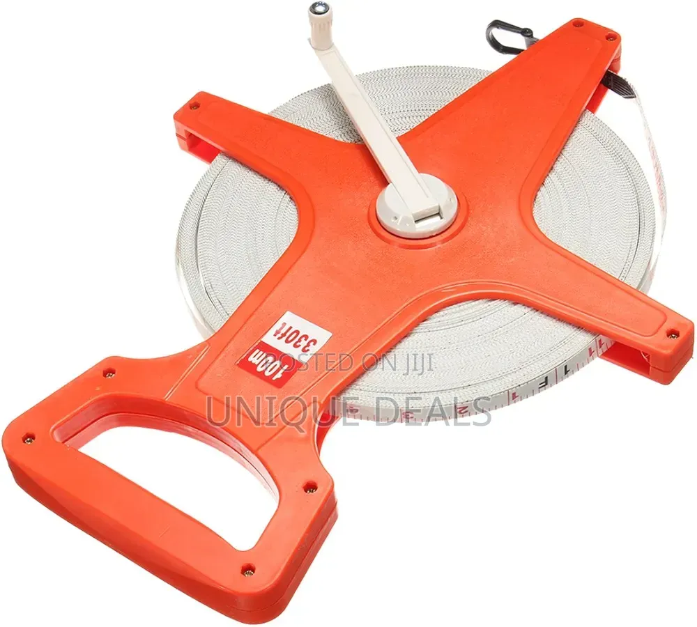 100m Fiberglass Open Roll Measuring Tape