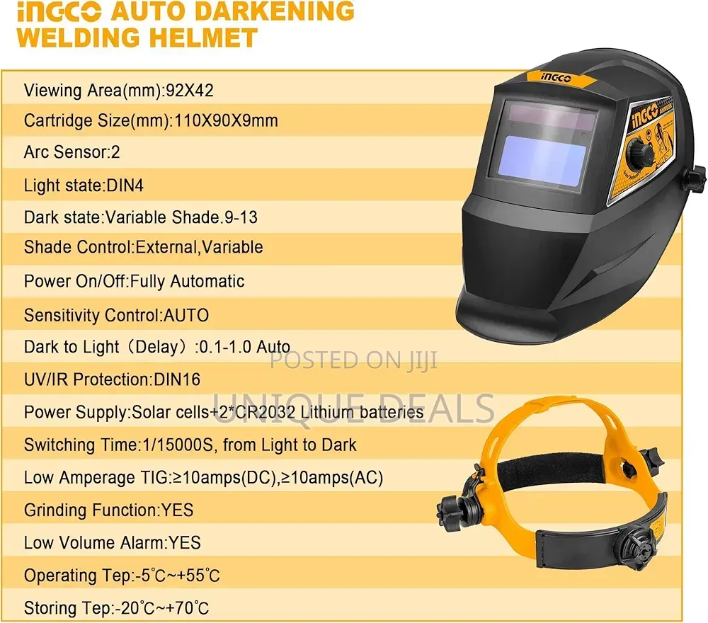 Ingco Auto-darkening Welding Helmet