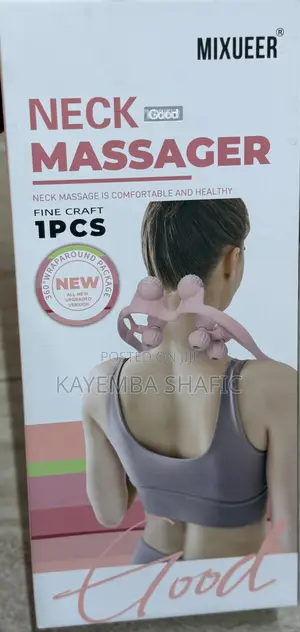 Brand New Mixueer Manual Handheld 6-Roller Neck Massager