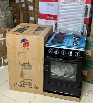 Allstar 2 Gas + 2 Electric Hotplate With Electric Oven
