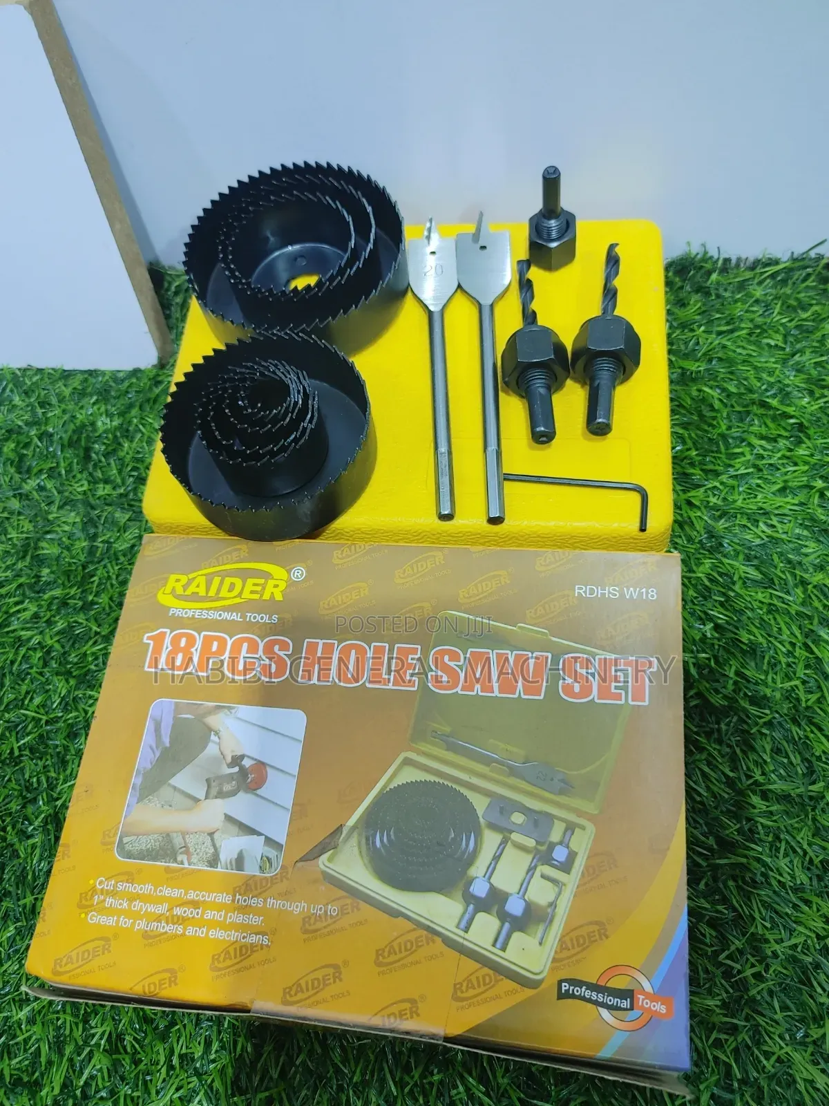 18 Pieces Hole Saw Sets Raider